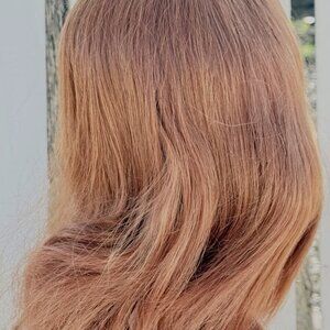 Vintage 100% Human Hair Fall from 1970's -#31 Light Golden brown NEW with tags